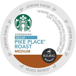Starbucks Pikes Place Decaf K-Cups