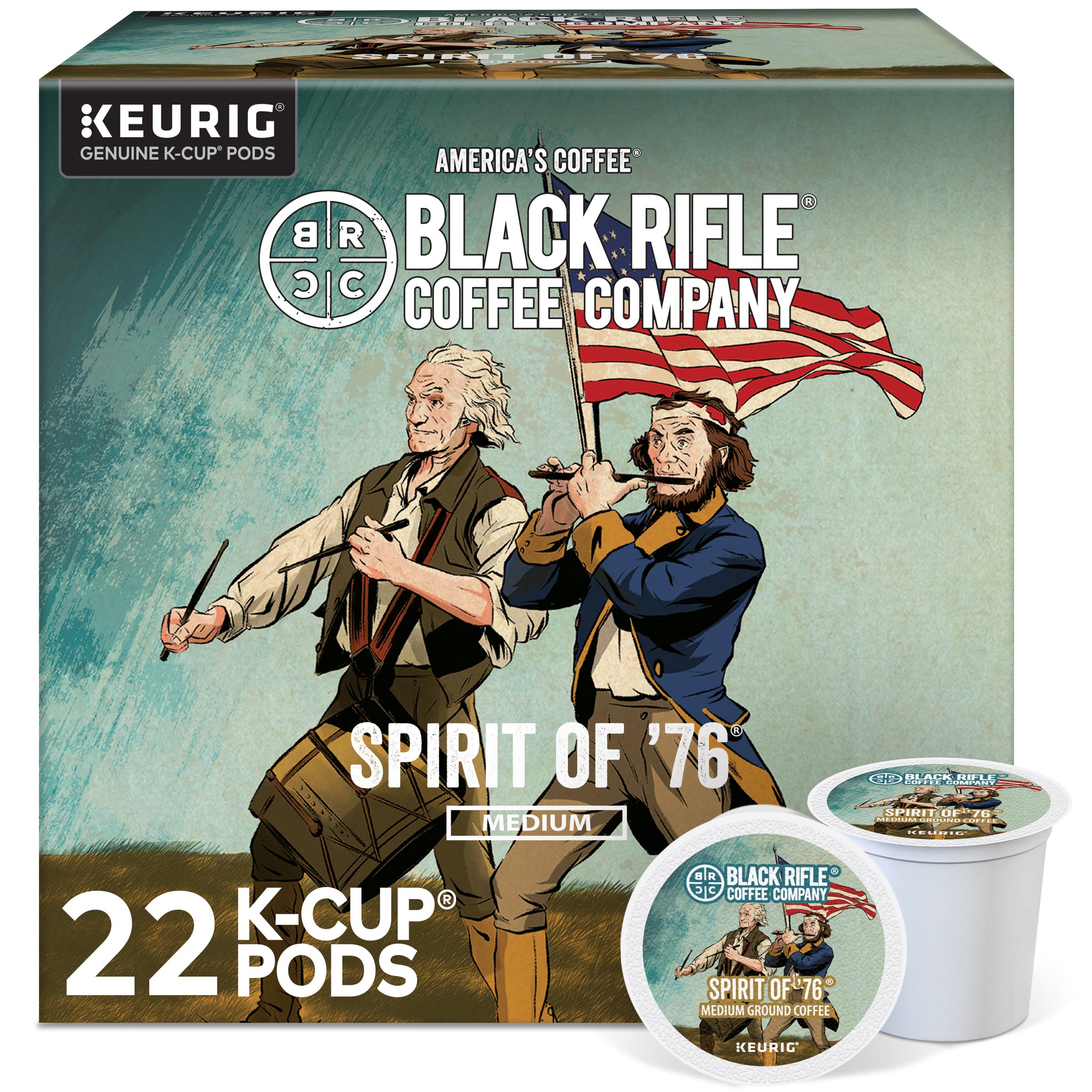Spirit of '76 Coffee K-Cups, 22/Box