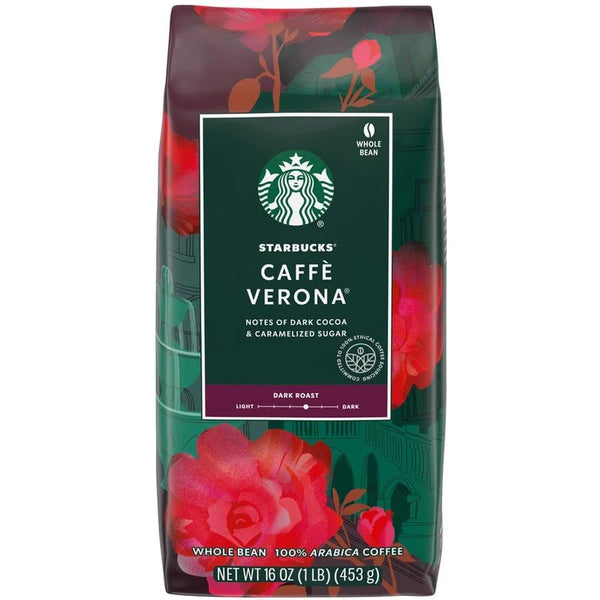 Starbucks Café Verona Whole Bean Coffee, 1 lb | 11th Street Coffee