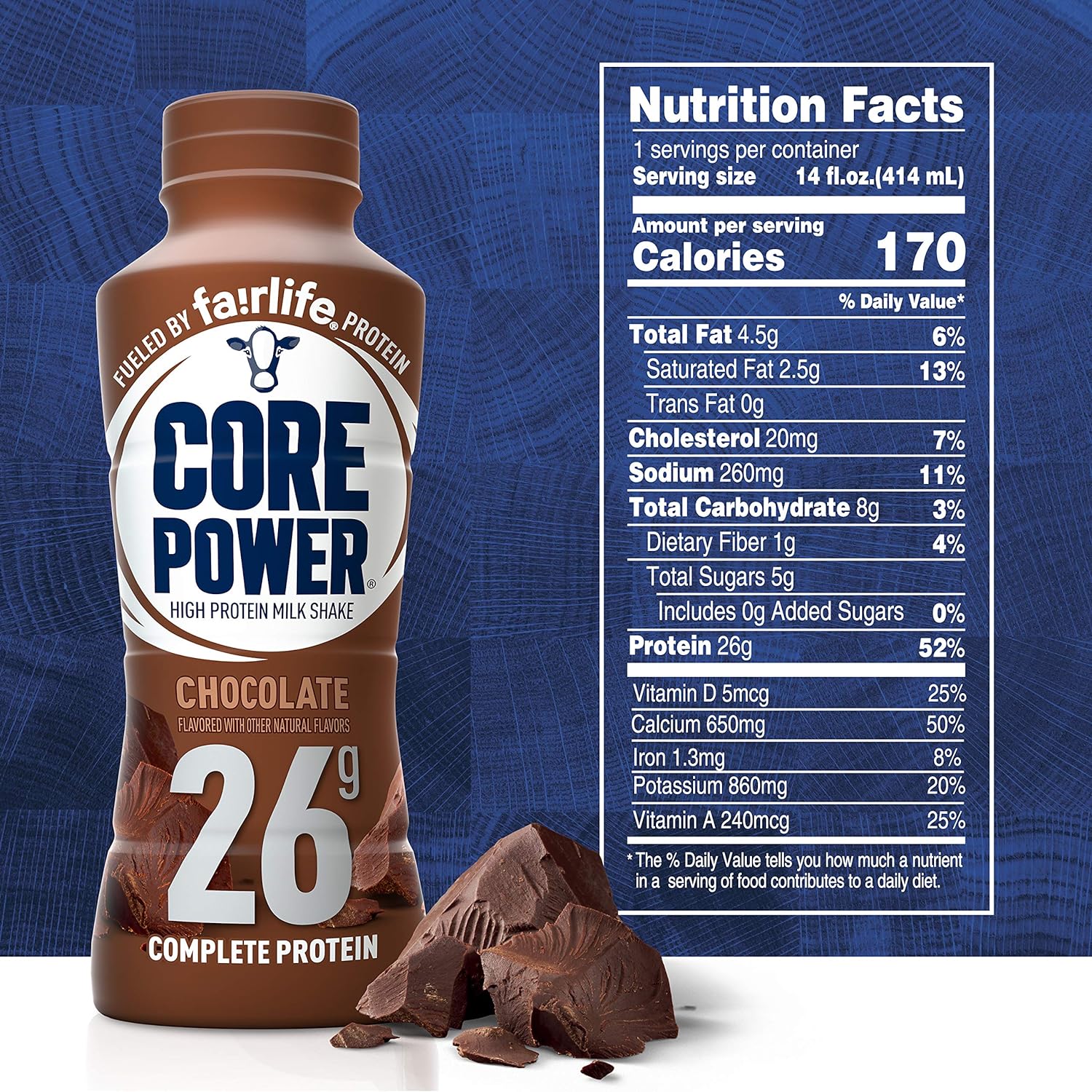 Weight Corepower Core Power High Protein Chocolate Shake 14oz, 24 Pack | 11th Street Coffee