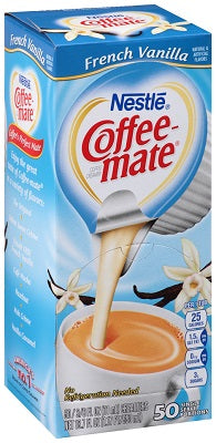Coffee-mate French Vanilla Liquid Cream 50ct.