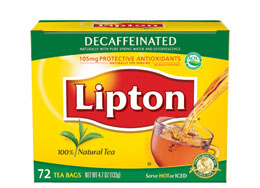 Lipton Decaf hot tea