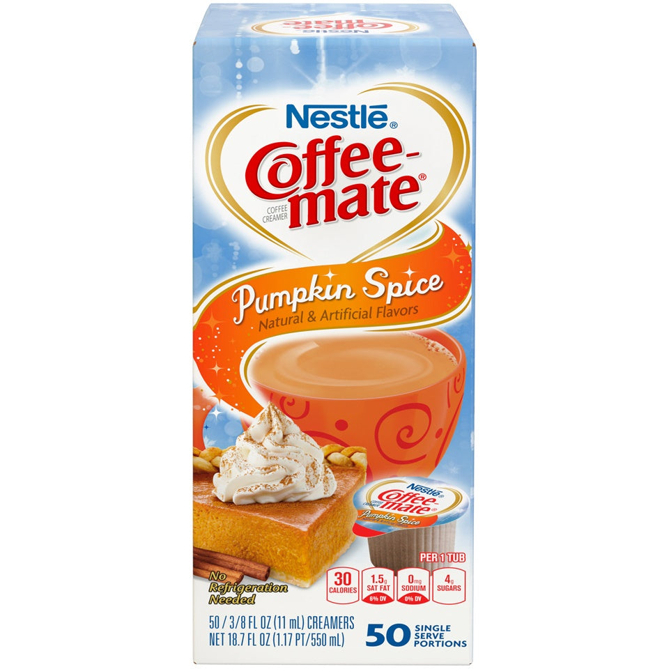 Coffee-Mate Pumpkin Spice Liquid Cream 50ct.